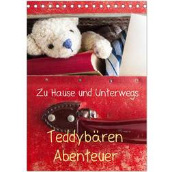 Calvendo 2025 Teddybären Abenteuer Tischkalender A5