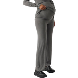 Mamalicious Maternity Trousers Medium Grey/Melange