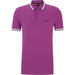 BOSS Men's Paddy Regular Polo Shirt - Bright Purple