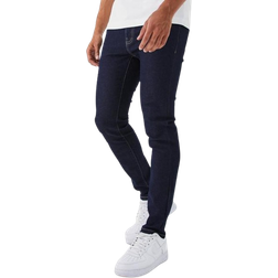boohooMAN Skinny Stretch Jeans - Indigo