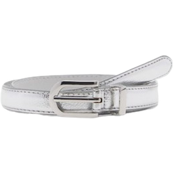 Mango Meve Metallic Belt - Silver