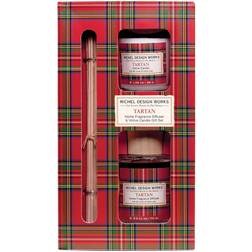 Michel Design Works Tartan Red/Green Duftlys 3stk