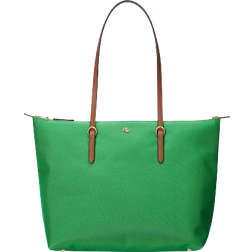 Lauren Ralph Lauren Keaton Medium Canvas Tote Bag - Green