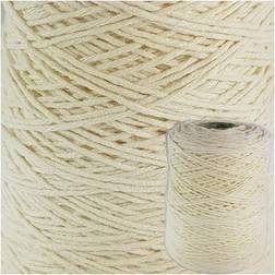 Oh My Tuft Acrylic Rug Yarn Cone Cream 505m