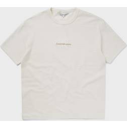 Calvin Klein Jeans City Grid Short Sleeve Tee - Ivory