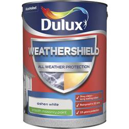 Dulux Weathershield All Weather Protection Wall Paint Ashen White 5L