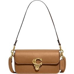Coach Studio Baguette Bag - Brass/Light Camel
