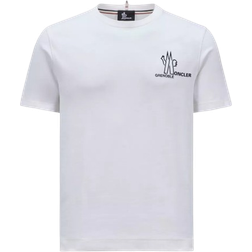 Moncler Grenoble Men's Crest Logo T-Shirt - Snow White