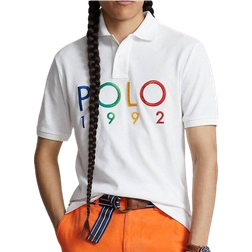 Polo Ralph Lauren Classic Fit Polo 1992 Mesh Polo Shirt - White