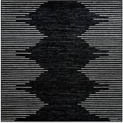 World Rug Gallery Bohemian Black 40x60"