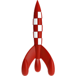 Tintin Rubber Rocket Figure