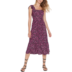 Trendyol Collection Floral Print Woven Viscose Dress - Multicolour