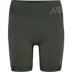 Hummel TE Christel Seamless Shorts - Climbing Ivy/Seagrass Melange