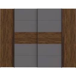 Zipcode Design Debarr 4 Door Brown/Grey Kleiderschrank 270.3x210cm