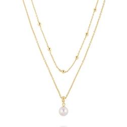 Jette Joy Necklace - Gold/Pearl