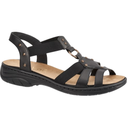 Rieker 64574-00 Sandal - Black