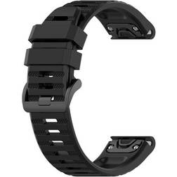 Silicone Armband for Garmin Fenix ​​6X 26mm Black