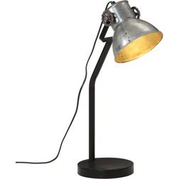 vidaXL Vintage Silver/Black Bordslampa 60cm