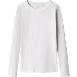 Name It Nakal Regular Fit Long Sleeved Top - Bright White (13234729)