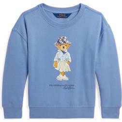 Polo Ralph Lauren Polo Bear Fleece Boxy Sweatshirt - Campus Blue