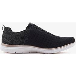 Skechers Sport Active Virtue-Lucent Womens Black Slip On