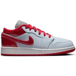 Nike Air Jordan 1 Low SE GS - Football Grey/Pine Green/White/University Red