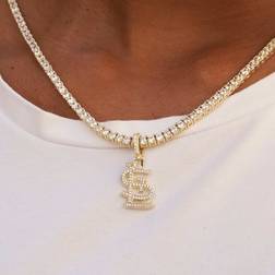 GLD St. Louis Cardinals Micro Logo Pendant Yellow Gold, 18k