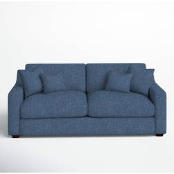 Birch Lane Rhodes Classic Indigo Denim Sofa 94.5" 2 Seater