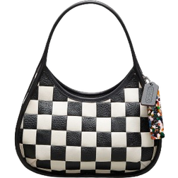 Coach Ergo Bag In Checkerboard Patchwork Upcrafted Leather - Black/Chalk