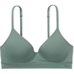 PINK Seamless Wireless Push-Up Bralette - Smooth