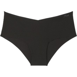 PINK No Show Cheeky Panty - Pure Black