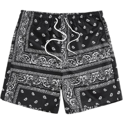 Shein Manfinity RSRT Men Drawstring Waist Paisley Print Shorts