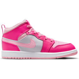 Nike Air Jordan 1 Mid PS - White/Fierce Pink/Medium Soft Pink