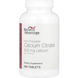 Bariatric Advantage Non Chewable Calcium Citrate 600mg 180 st