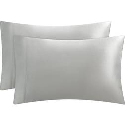 Juicy Couture Silky Satin Pillow Case Gray (101.6x50.8cm)