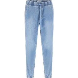 Guess Mid Rise Jogger Denim Pant - Blue