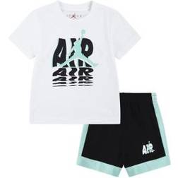 Jordan Galaxy Shorts-Set aus French Terry für Kleinkinder Schwarz 2T