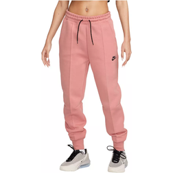 Nike Sportswear Tech Fleece Women's Mid-Rise Jogger - Red Stardust/Black