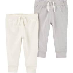 Carter's Infant's 2-Pack Pull-On Pants Grey 12M