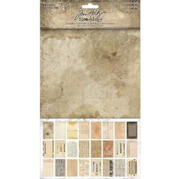 Tim Holtz Idea Ology Backdrops Double Sided Cardstock 15x25cm 24 sheets
