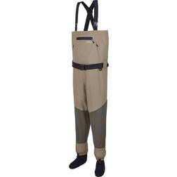 Magellan Outdoors Men's Freeport Breathable Stockingfoot Wader Beige/Brown, Waders