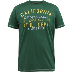 Duke D555 Parnwell California Athletics Printed T-shirt - Green