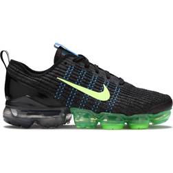 NIKE Air VaporMax Flyknit 3 GS - Black/Light Photo Blue/Fireberry/Ghost Green