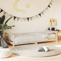 vidaXL Sängram För Barn 90 x 190 cm Massiv Furu
