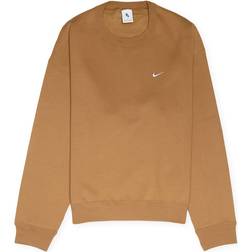 Nike Solo Swoosh Crew Sweatshirt - Ale Brown/White
