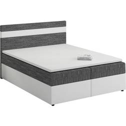 Box spring white/grey Continental Bed