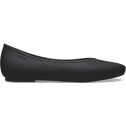 Crocs Brooklyn Dip Pointed Flat - Black