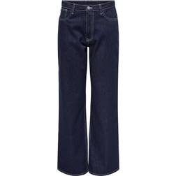 Only Nehva Juicy Jeans - Dark Blue Denim