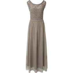 Vila Vilynnea Lace Maxi Dress - Taupe