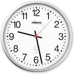 Peweta Funkuhr Matt Silver Wall Clock 25cm